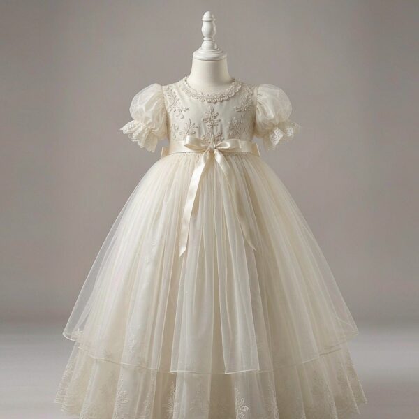 Elegant Tulle Layered Gown