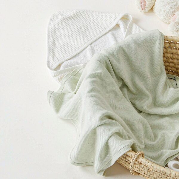 Knit Blanket & Basket Set